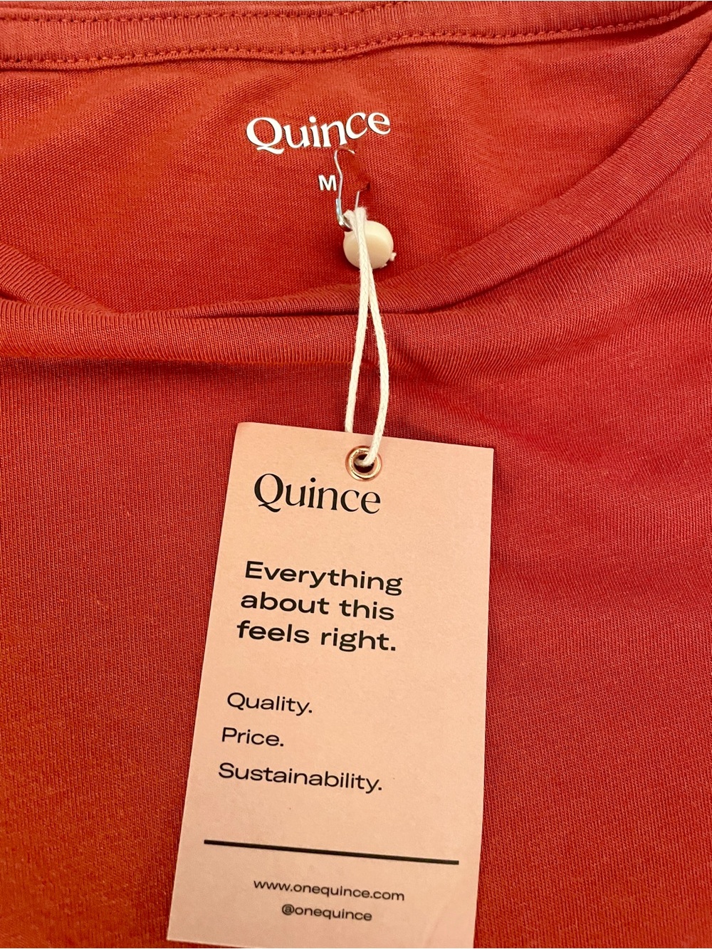 NWT Quince Cotton Modal Crewneck Swing T-Shirt Bundle - Set of 2 (Medium) - Picture 7 of 7